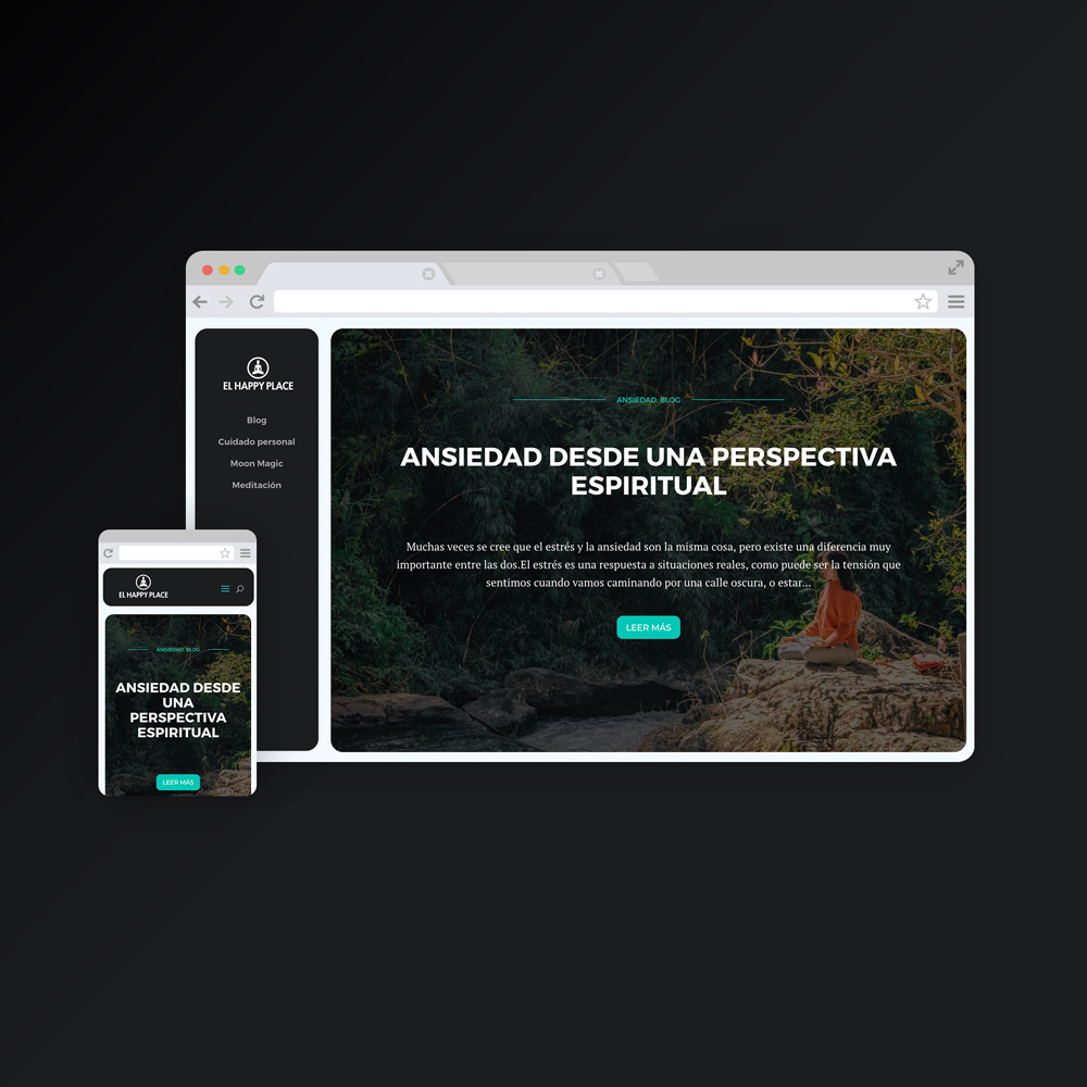 El happy place web presentation
