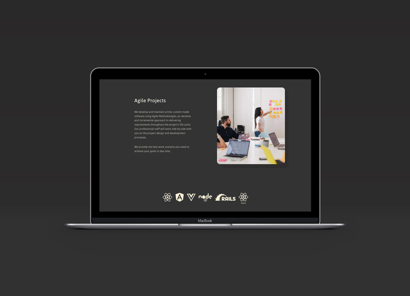 What we do: agile projects 
