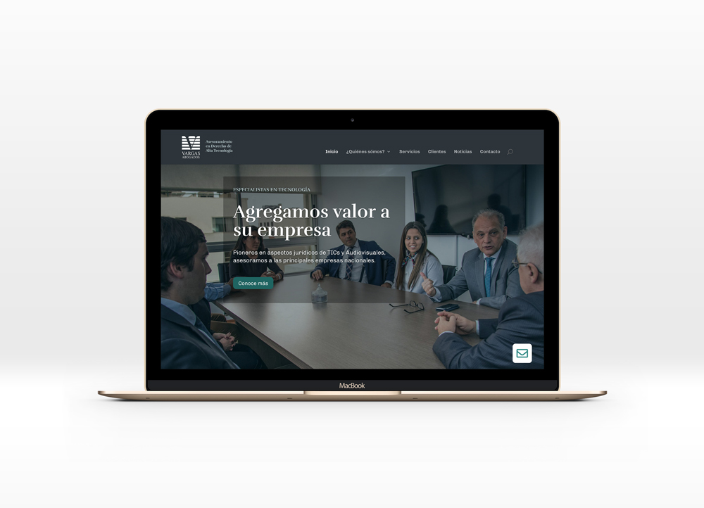 Vargas abogados web presentation